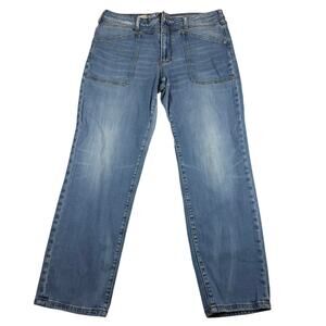 Pilcro Letterpress Anthropologie Slim Boyfriend Jeans 30
